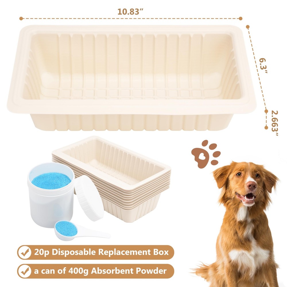 20-Pack Pet Loo Pee-Pod Refills with Sponge Compatible with PetSafe Portable ...