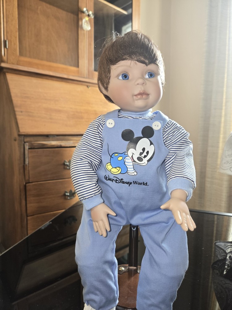 Disney Mickey Mouse Porcelain Doll