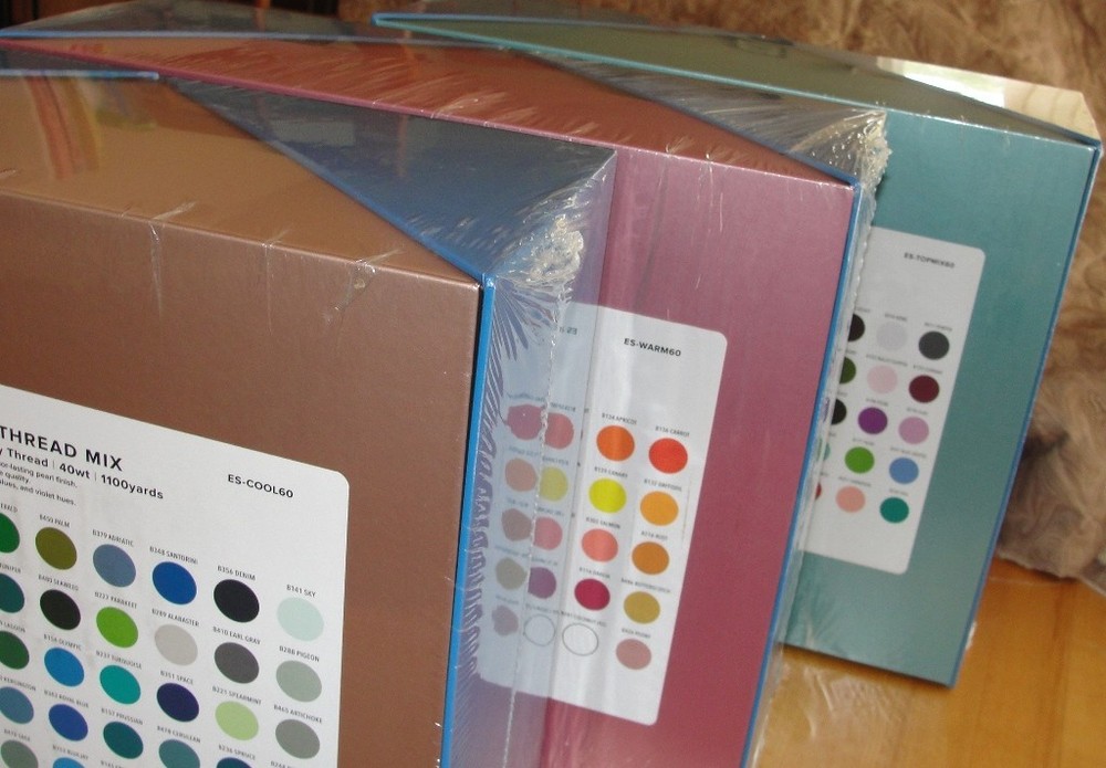 Polyester Embroidery Thread Northern Lights Kit EverSewn 60 Spools