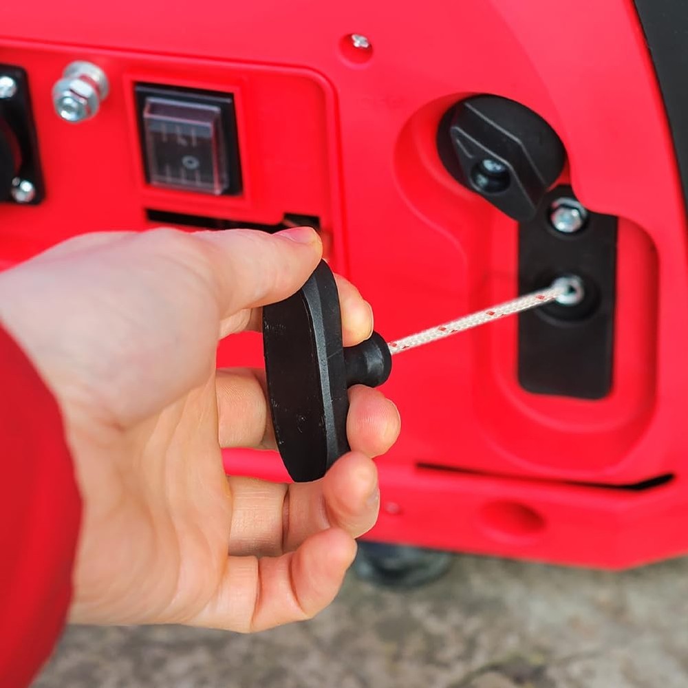 2 Sets Attic Pull Down Cord with Handle, 4M Garage Door Emergency Release Rop...