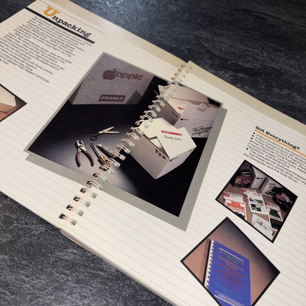 Apple Computer Family System Owner's / Reference Setup Guide 1981 #R