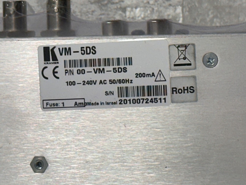 Kramer Vídeo Audio Distribution Amplifier 00-VM - 5DS