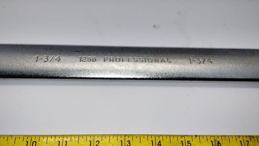 Proto 1256 1-3/4" Open & Ring End Combination 12pt NICE!