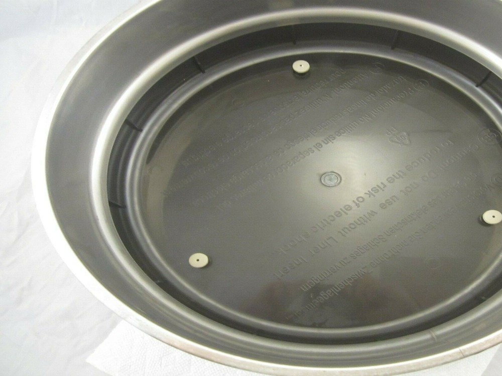 Nuwave Oven Model 20602 Replacement Bottom Base and Metal Extender Ring.