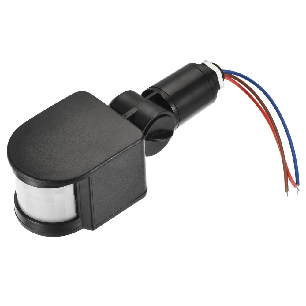 Motion Sensor Sensor AC110-240V Infrared PIR Detector Switch Black