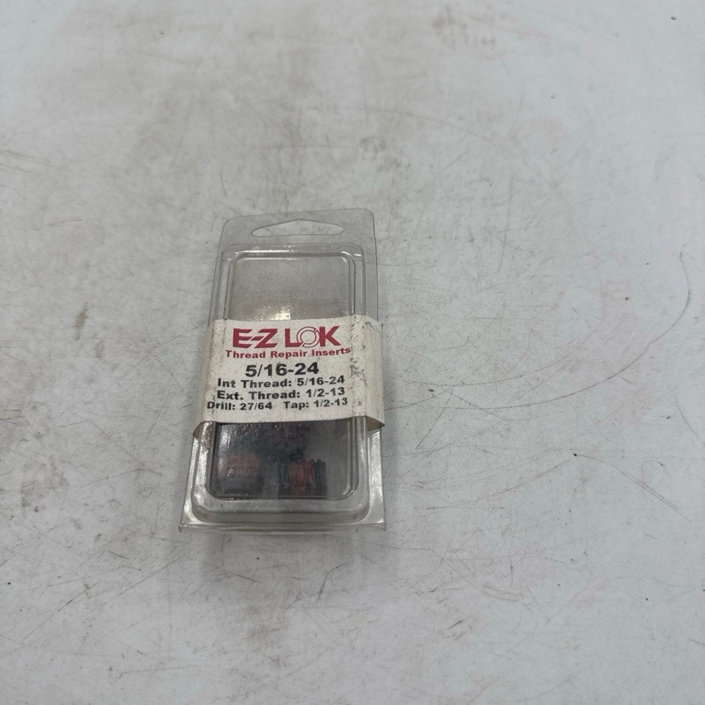 EZ LOK Self Locking Thread Insert: Thin Wall, 5/16"-24 Int Thrd Sz, SS 5 PK