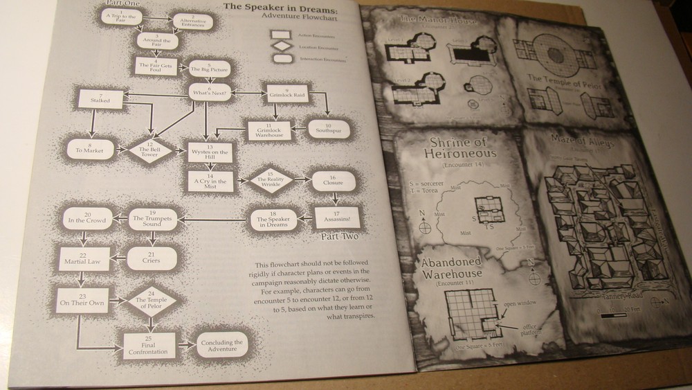 MODULE - SPEAKER IN DREAMS *NICE* COMPLETE ORIGINAL DUNGEONS DRAGONS