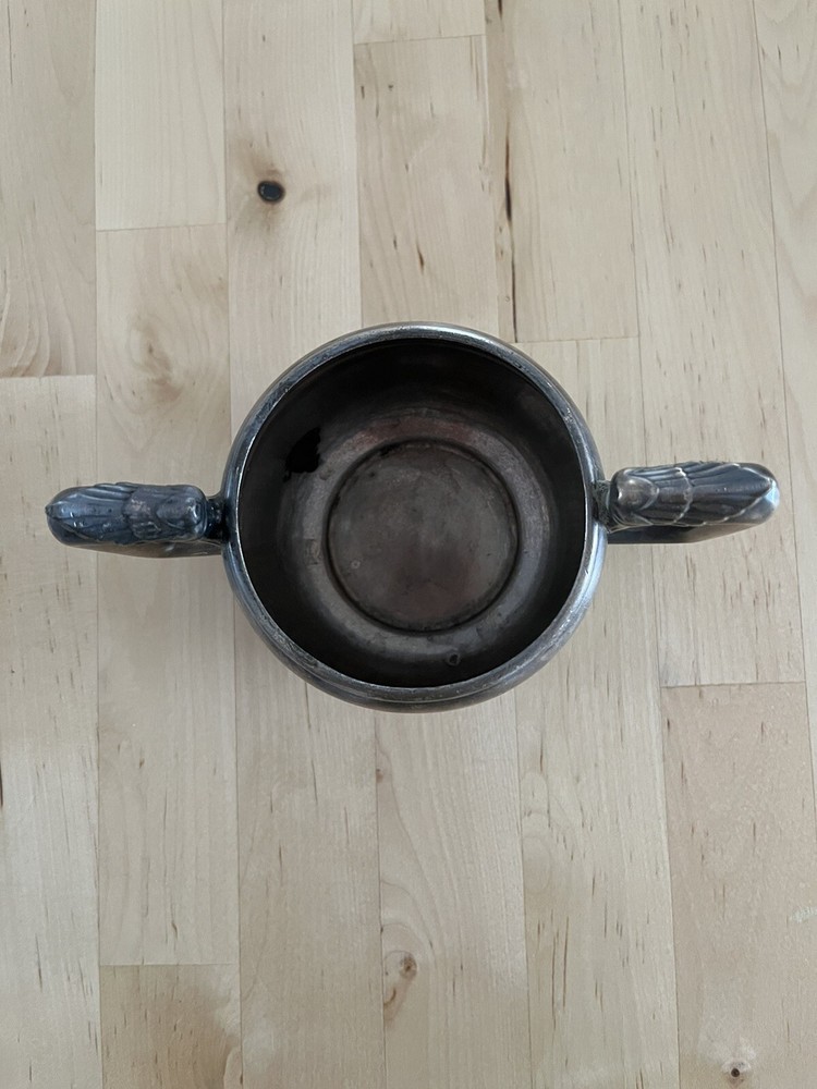 Gorham Co. Silver Soldered Sugar Bowl