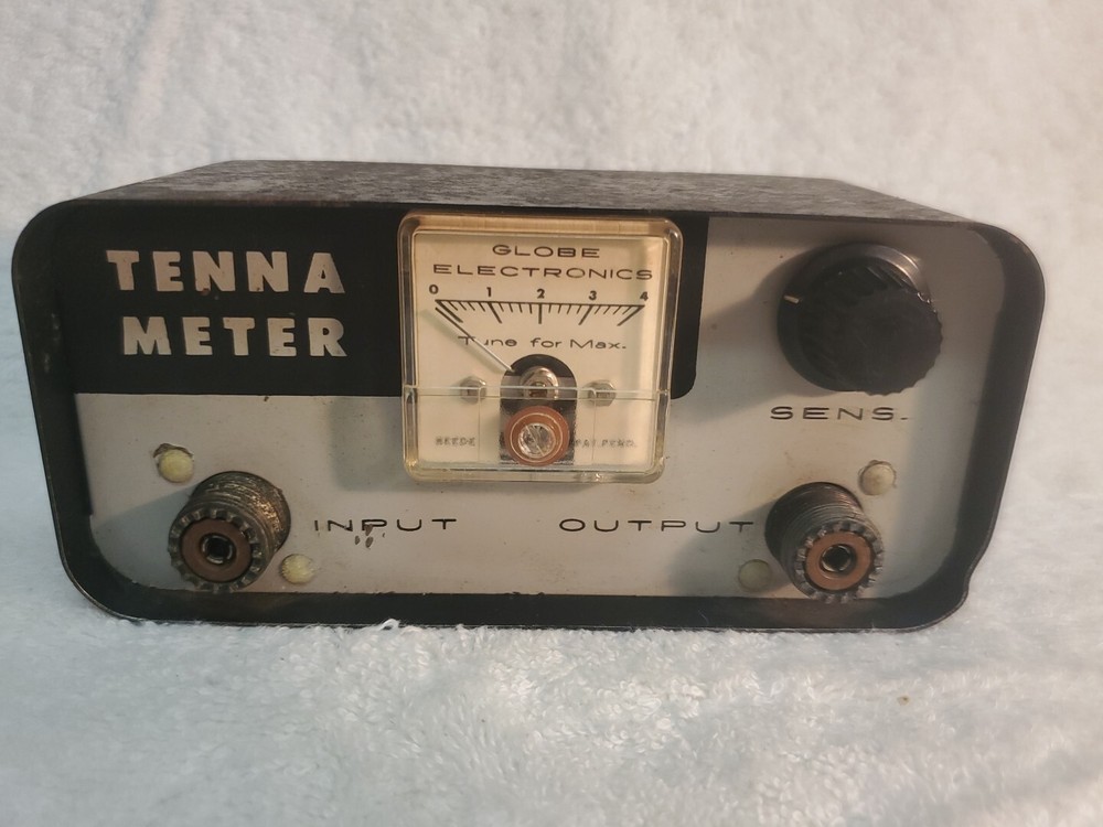 Globe Electronics Tenna Meter Vintage Hamn Radio Communication