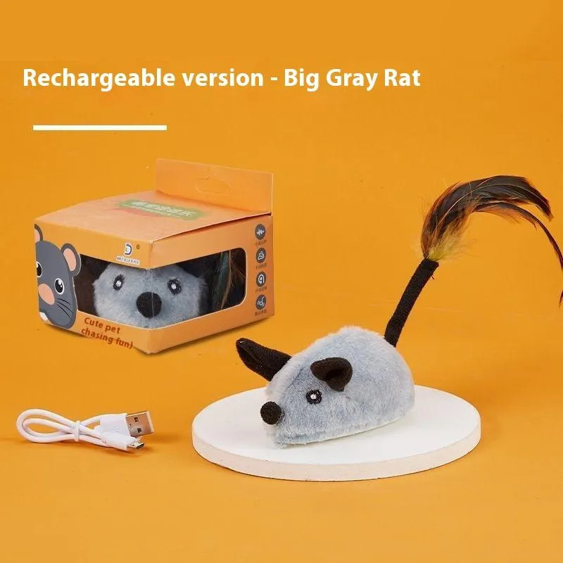Cat Toy Electric Mouse Simulation Teasing Cat Self-Entertainment Boredom