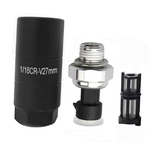 12677836 Oil Pressure Sensor and Socket for Sensor w/screen filter & Socket