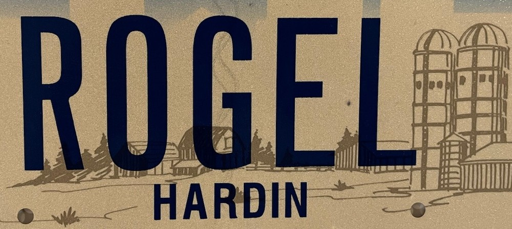 Vanity ROGEL ROGELIO license plate Roger Rogelj Rogerio 2009 IA