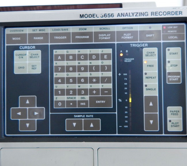 Yokogawa 3656 Analyzing Recorder Programmable with Recorder - Used -