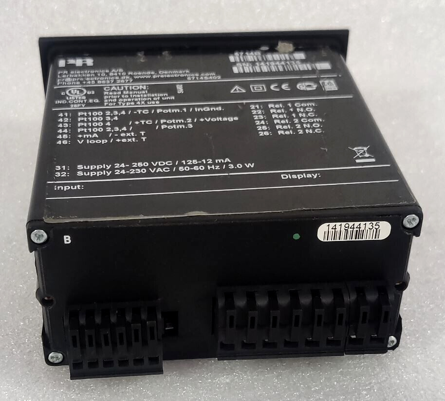 PR Electronics 5714B Programmable LED Indicator 125-12 mA