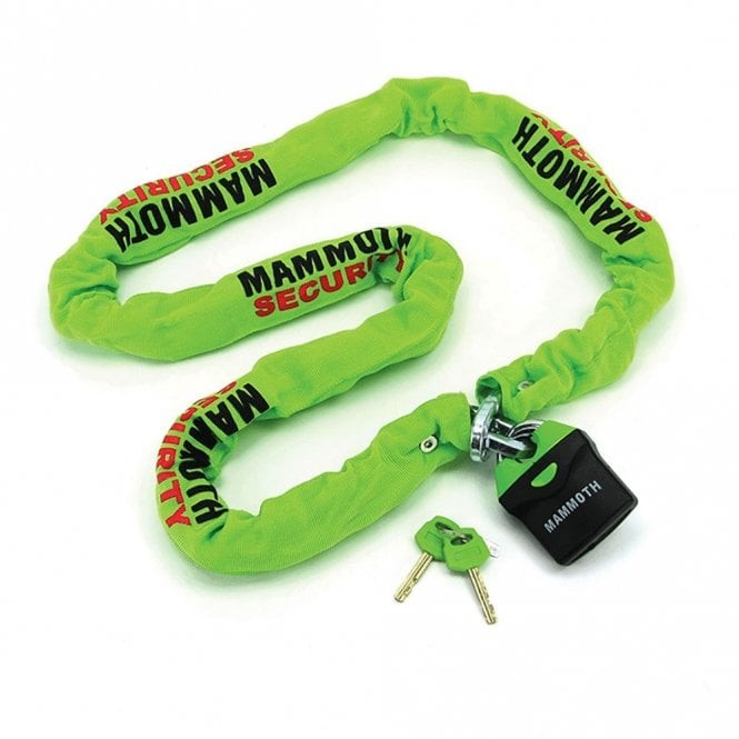 Mammoth (Security) Lock & Chain - 10mm Square Link - 1.8m (514F-2)