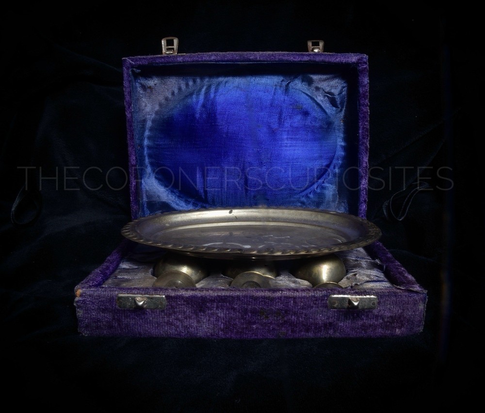 Antique Silver Goblet Communion Set