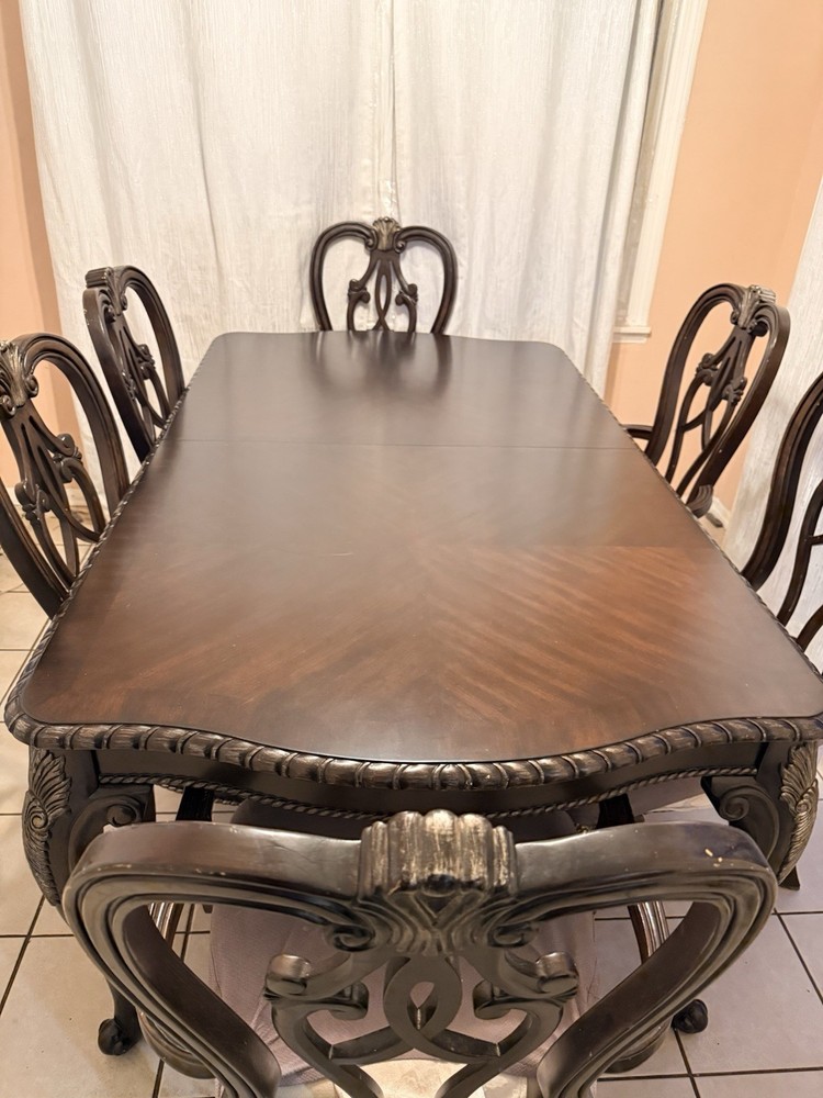 Wooden Dining Table Set for 4 Includes Chair