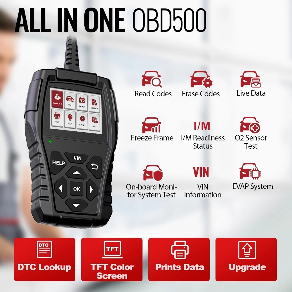 Thinkcar Car Check Engine Diagnostic OBD2 Scanner EOBD Fault Code Reader Tool US