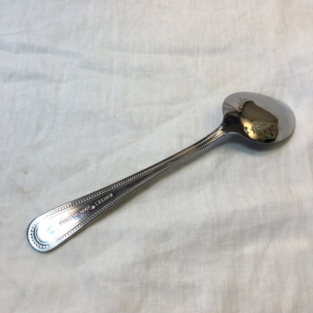 Banquet Stainless Spoon Beaded 8 1/8” Flatware