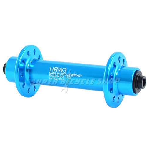 Circus Monkey HRW Road Front Hub,24 Hole, Sky Blue