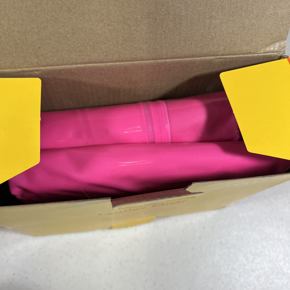 Sun Squad 4 Ft Long Pink Inflatable Pool Float Lounge Chair New