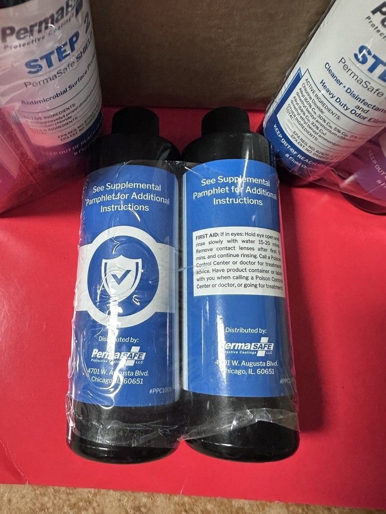NEW PermaSAFE Protective Coatings Step 1 Clean-Step 2 Shield (3 Set)
