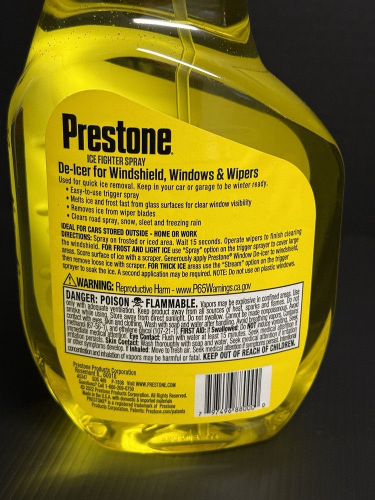 Prestone® Windshield Trigger De-Icer 32 oz