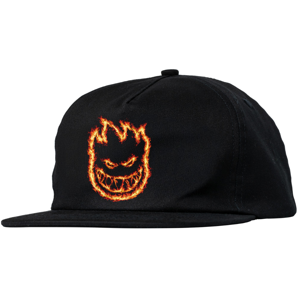 Spitfire Wheels Charred Remains Snapback Hat - Black