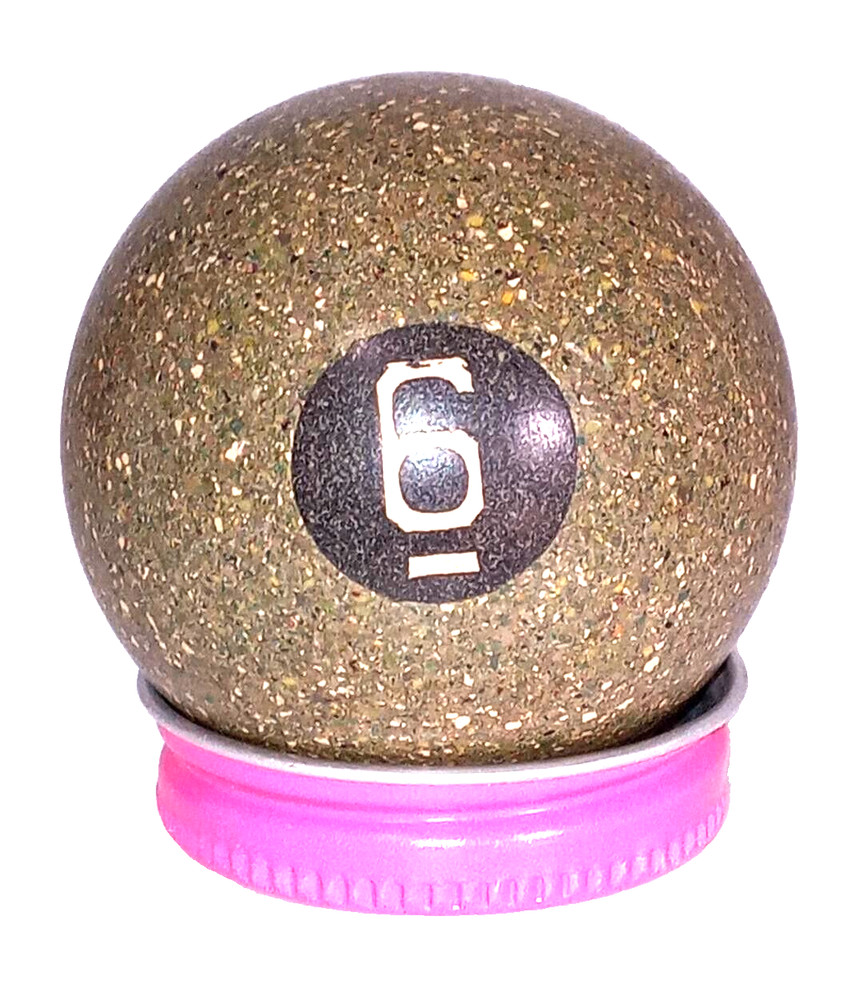 Vintage Billiard Pool Ball #6