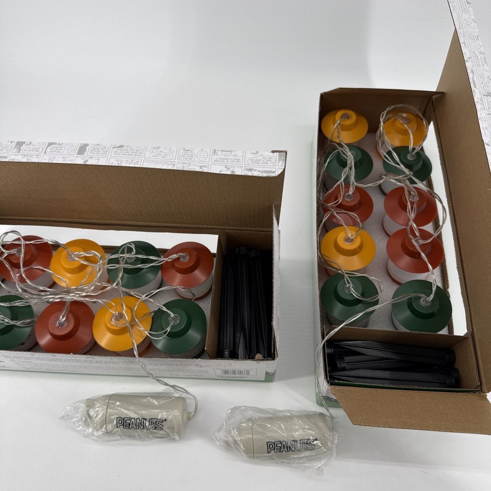 Peanuts Beagle Scouts Mini Lantern 10-piece String Light Set New Set Of 2