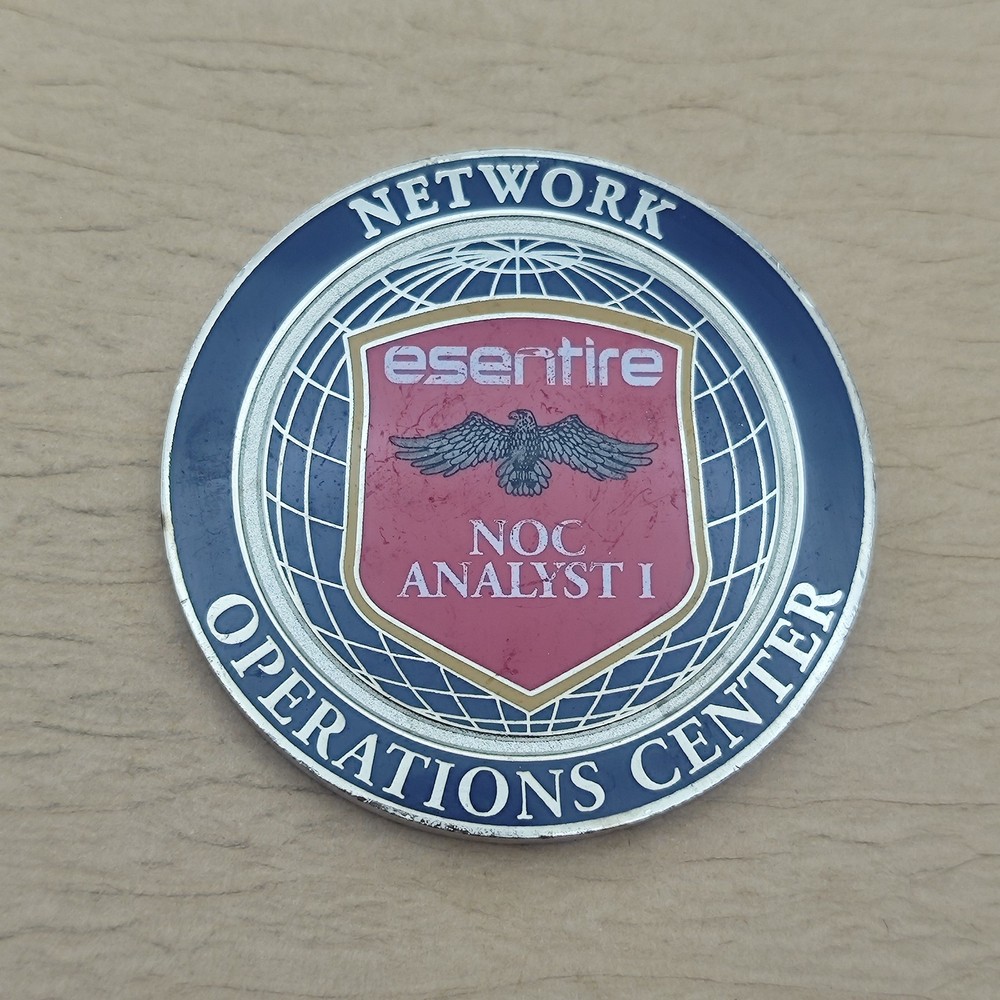 Esentire Network Operations Center Analyst I Challenge Coin