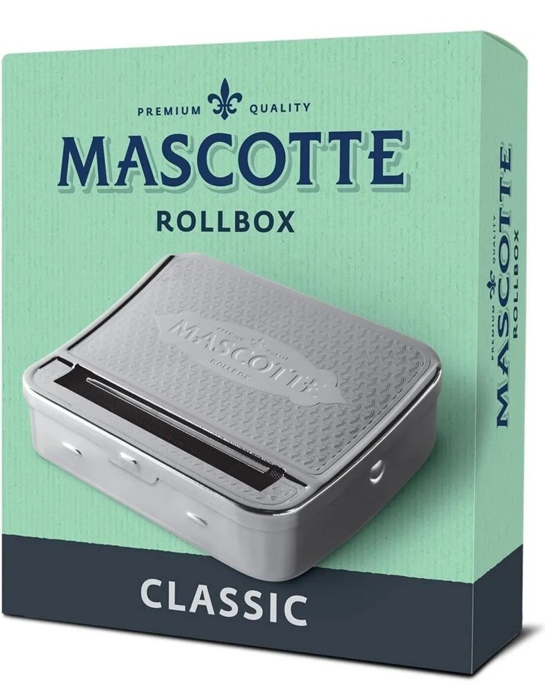 Mascotte Gomme Cigarette Rolling Machine Rollbox Tin Tobacco Roll Machine New