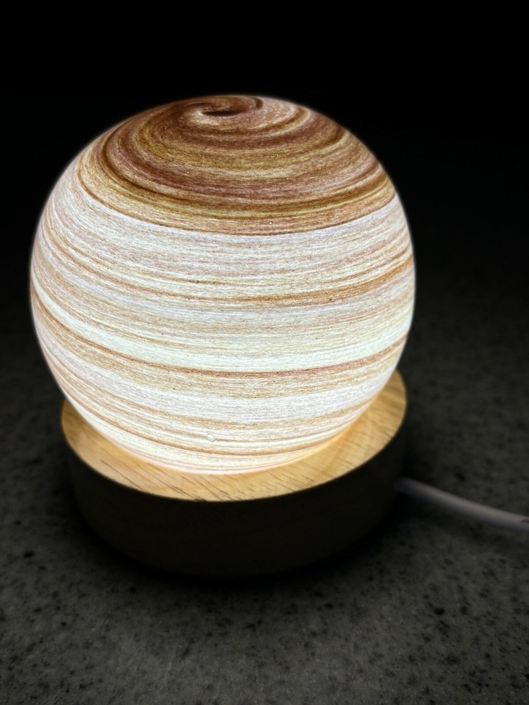Bedside Planet Design Glass Nightlight USB NEW!