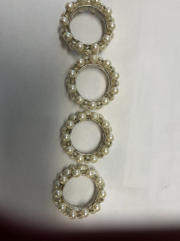 pearl napkin rings