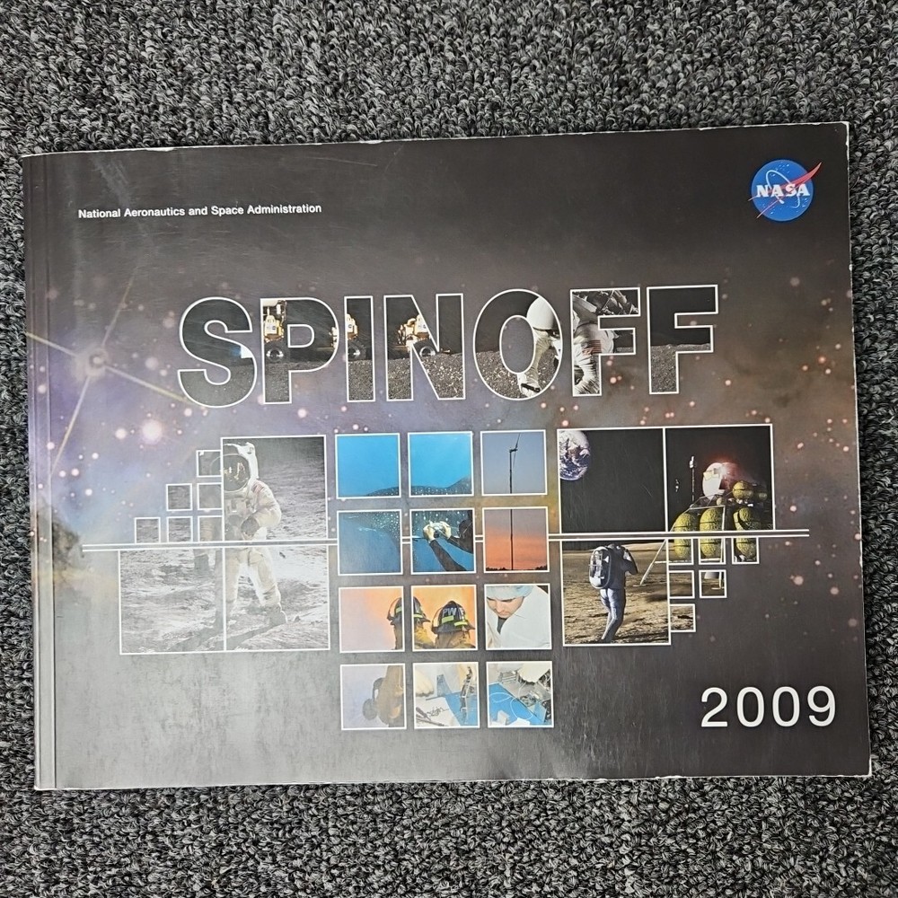 NASA SPINOFF 2009 Technology Transfer Program Book Space Jupiter Earth RARE