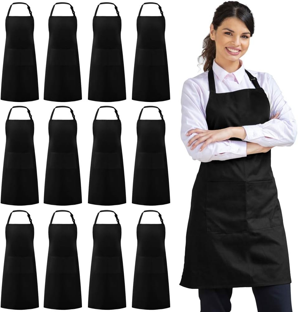Bib Apron, Unisex Aprons Adjustable  Resistant Poets