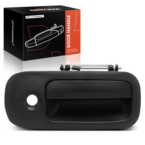 - Exterior Door Handle Passenger Side with Keyhole - Compatible Front Right