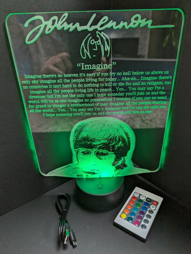 John Lennon Imagine Large L.E.D. Sign Display