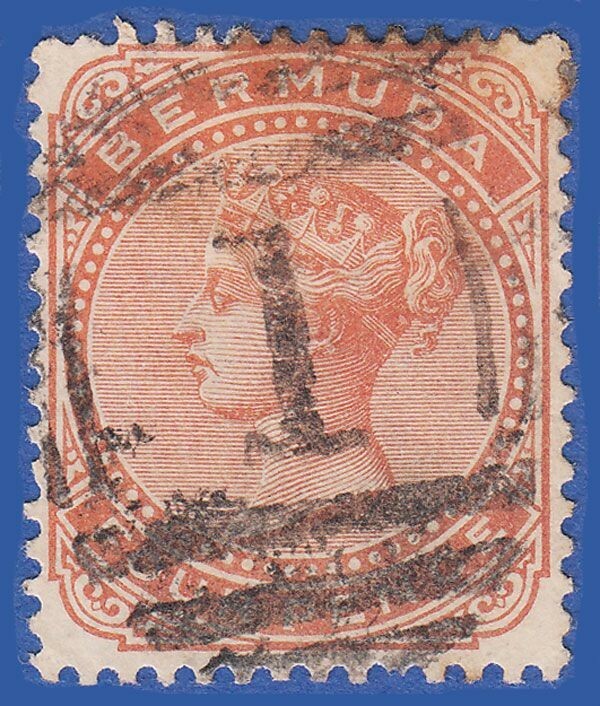 BERMUDA 1904 4d ORANGE BROWN SG28a GU