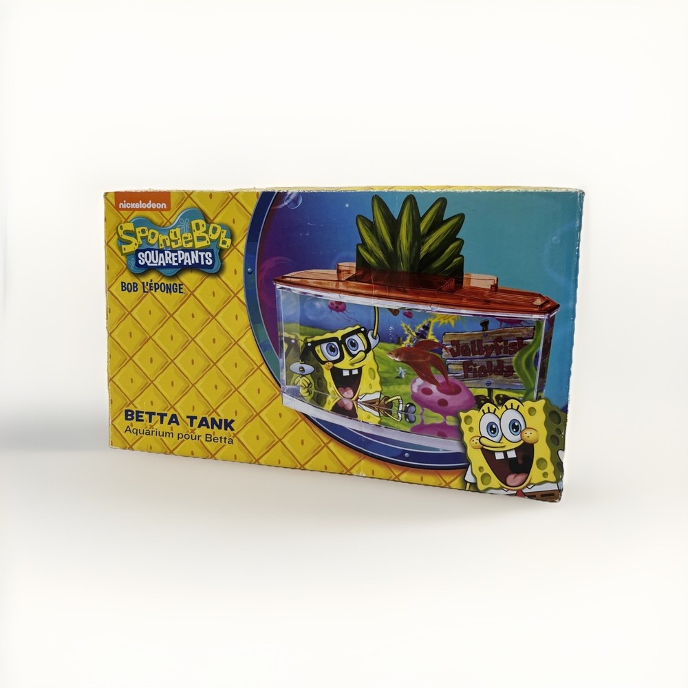 SPONGEBOB BETTA TANK KIT WITH ADDITIONAL ACCESSORIES
