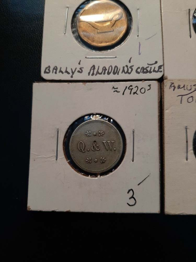 PRE WWII ARCADE TOKENS AMUSEMENT