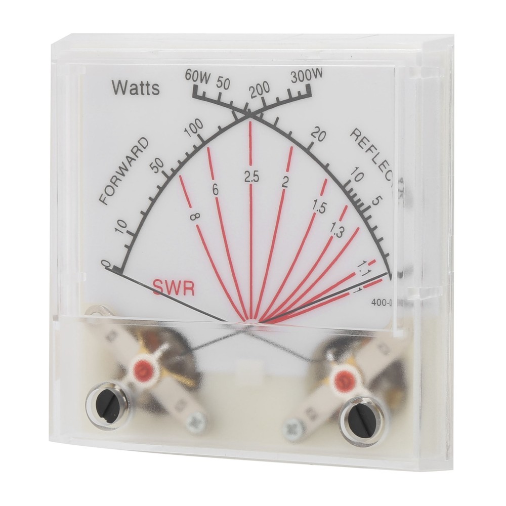 SWR/Power Watt Meter Needle 60/300W Power Meter Transmitter With Backlight
