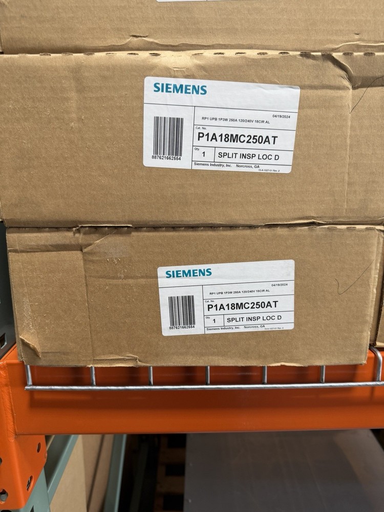 1-SIEMENS P1A18MC250AT 18 SPACE 250A PANELBOARD INTERIOR