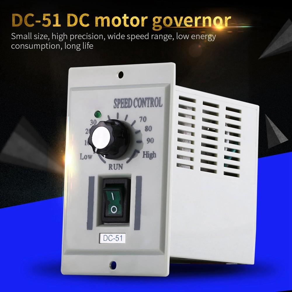 DC Motor Speed Controller AC 110V Input DC 24V-90V Output Motor Speed Control...