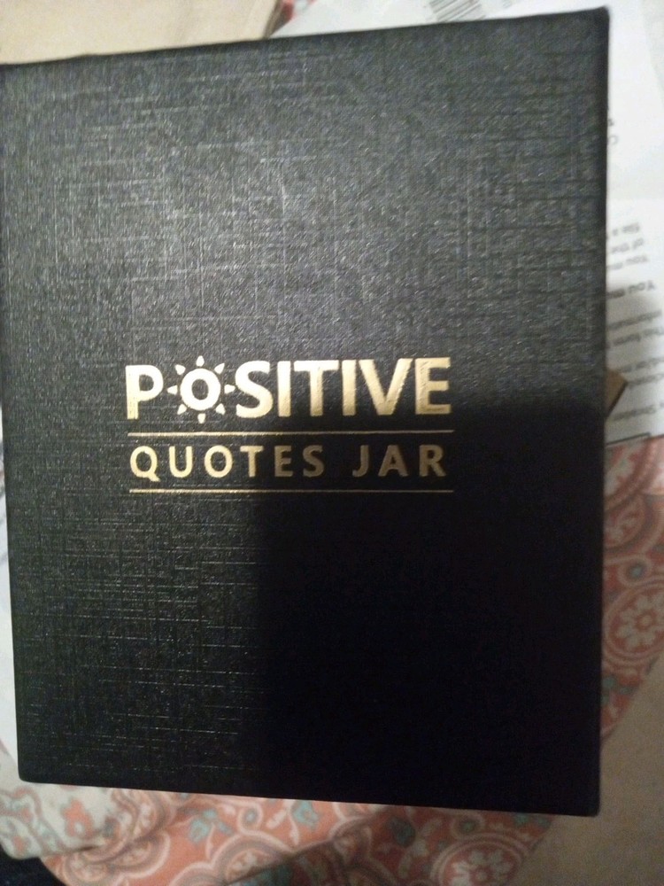 Positive Quotes Jar