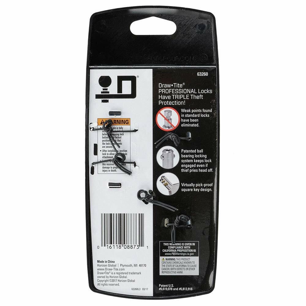 RECEIVER LOCK 5/8 FOR 3 SQ. CLAS