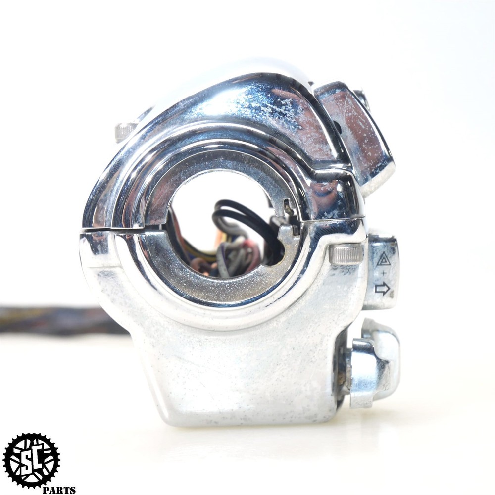 2007 HARLEY ELECTRA GLIDE CVO LEFT CONTROL SWITCH CHROME AUDIO