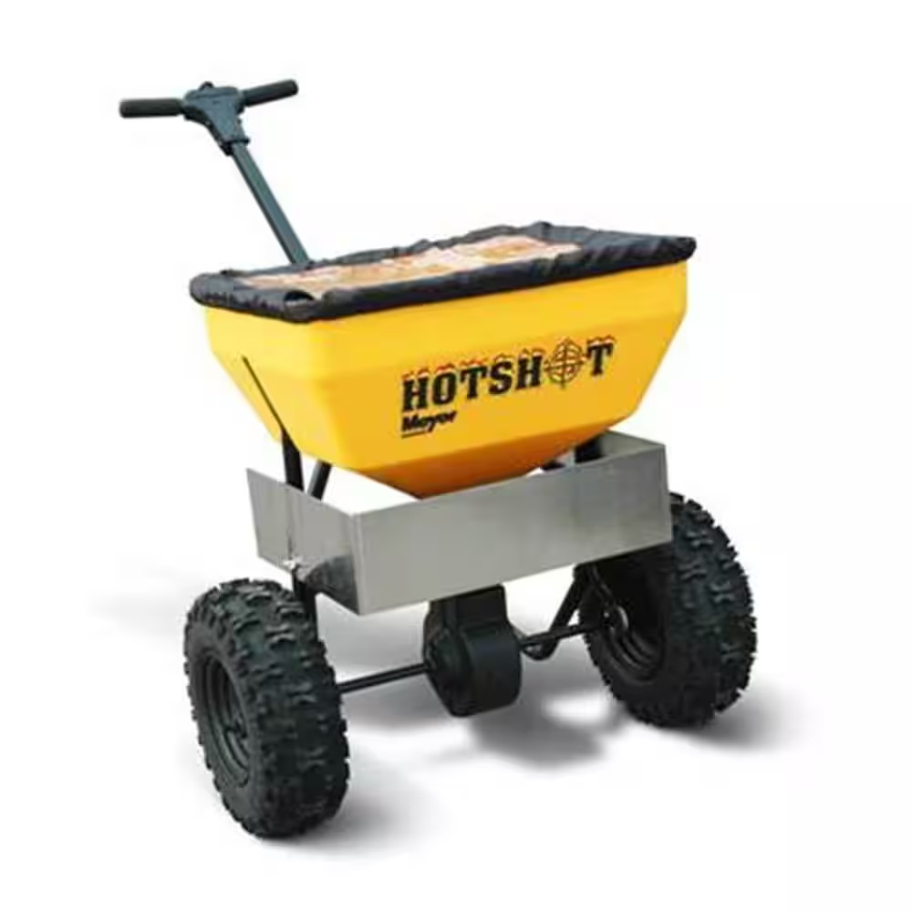 70 Lb. Capacity Walk behind Broadcast Salt Spreader