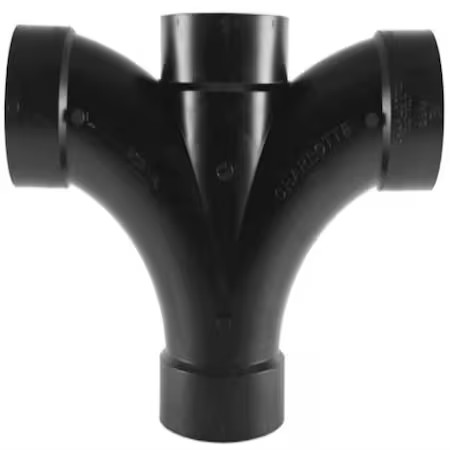 Double Fixture Wye, 3 Inx 3 In Hub,  02249