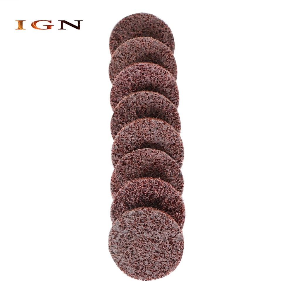 50 Pieces 2 Inch Surface Conditioning Discs Roll Lock Die Grinder Sanding Pads